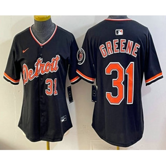Women's Detroit Tigers #31 Riley Greene Navy Limited Jersey - Ujersey