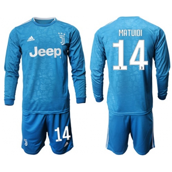 Juventus #14 Matuidi Third Long Sleeves Soccer Club Jersey