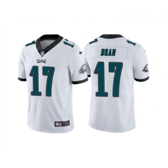 Men's Philadelphia Eagles #17 Nakobe Dean White Vapor Untouchable Limited Stitched Jersey - Ujersey