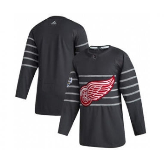 Men's Detroit Red Wings Blank Gray 2020 Hockey All-Star Game Authentic Jersey - Ujersey