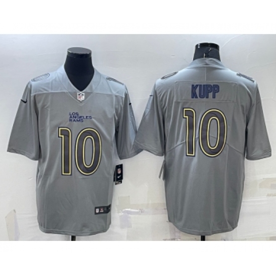 Men's Los Angeles Rams #10 Cooper Kupp Grey Atmosphere Fashion Vapor Untouchable Stitched Limited Jersey - Ujersey