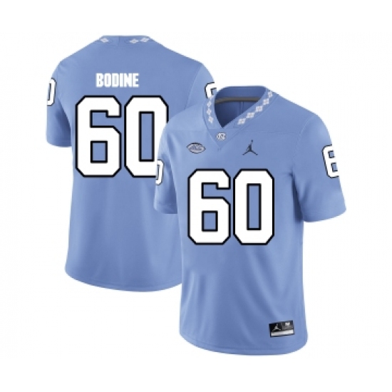 North Carolina Tar Heels 60 Russell Bodine Blue College Football Jersey - Ujersey