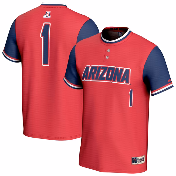 Youth GameDay Greats Red Arizona Wildcats Lightweight Softball Fashion Jersey - Ujersey