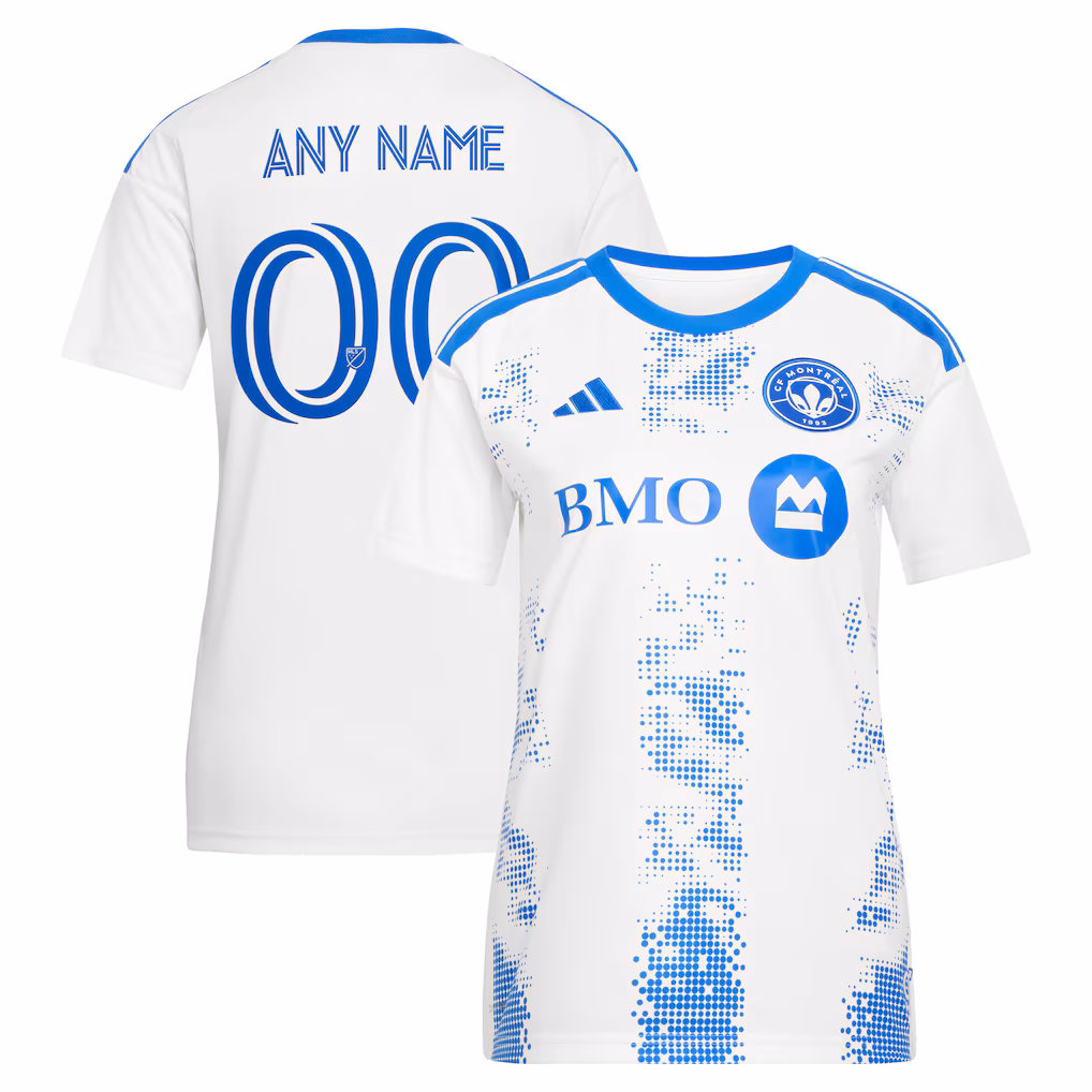 Women's CF Montreal adidas White 2026 The Procure Jersey Replica Custom Jersey - Ujersey NHL