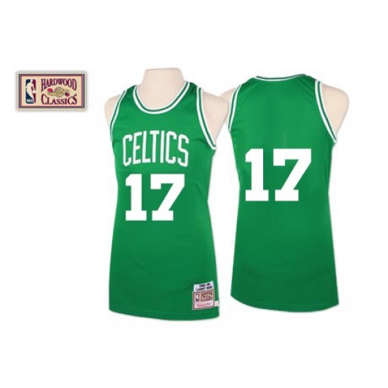 Men's Mitchell and Ness Boston Celtics #17 John Havlicek Swingman Green Throwback NBA Jersey - Ujersey
