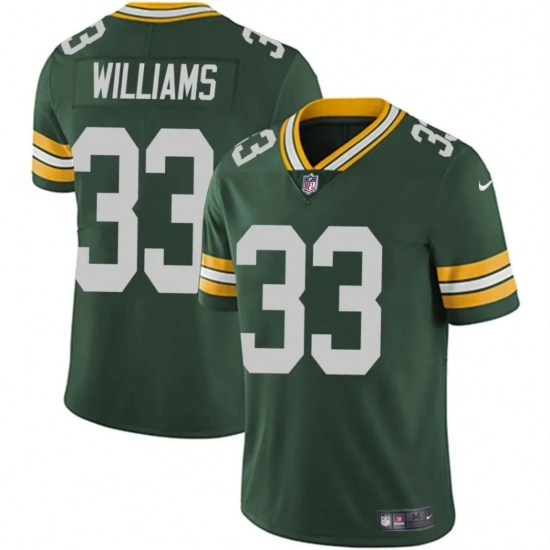 Men's Green Bay Packers #33 Evan Williams Green Vapor Untouchable Limited Football Stitched Jersey - Ujersey