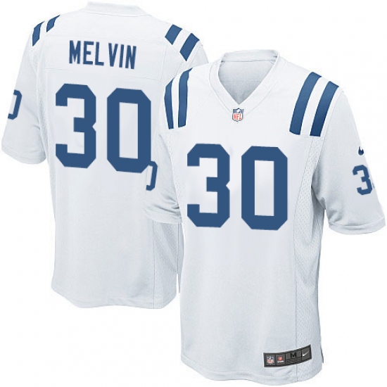 Men's Nike Indianapolis Colts #30 Rashaan Melvin Game White NFL Jersey - Ujersey