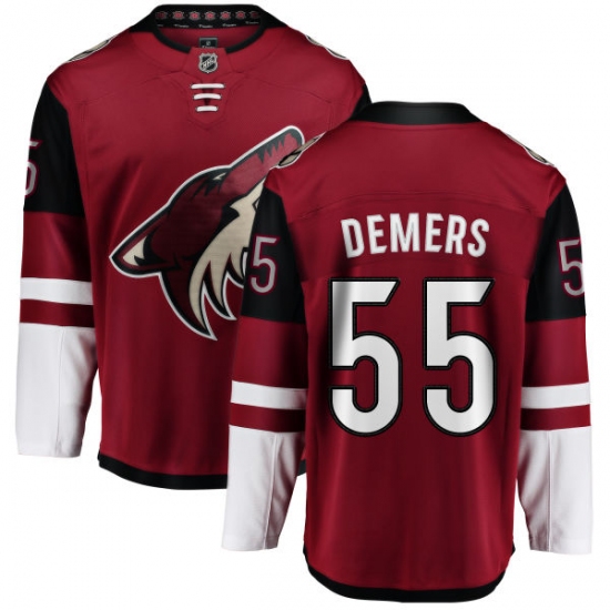 Youth Arizona Coyotes #55 Jason Demers Fanatics Branded Burgundy Red Home Breakaway NHL Jersey - Ujersey