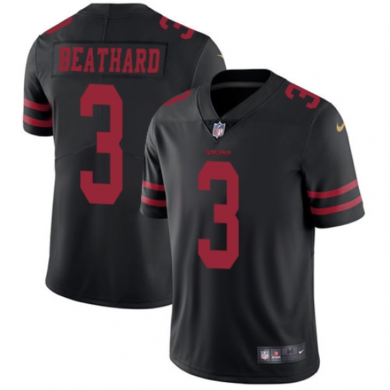 Youth Nike San Francisco 49ers #3 C. J. Beathard Black Vapor Untouchable Limited Player NFL Jersey - Ujersey