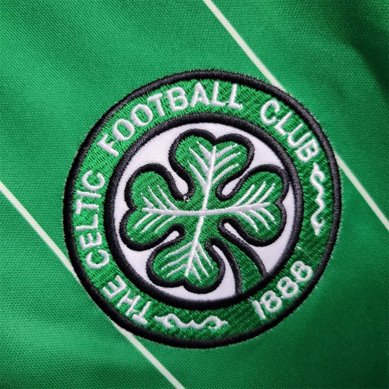 Celtic Retro Soccer Jersey Home Custom Shirt 1984/86 - Ujersey Shop