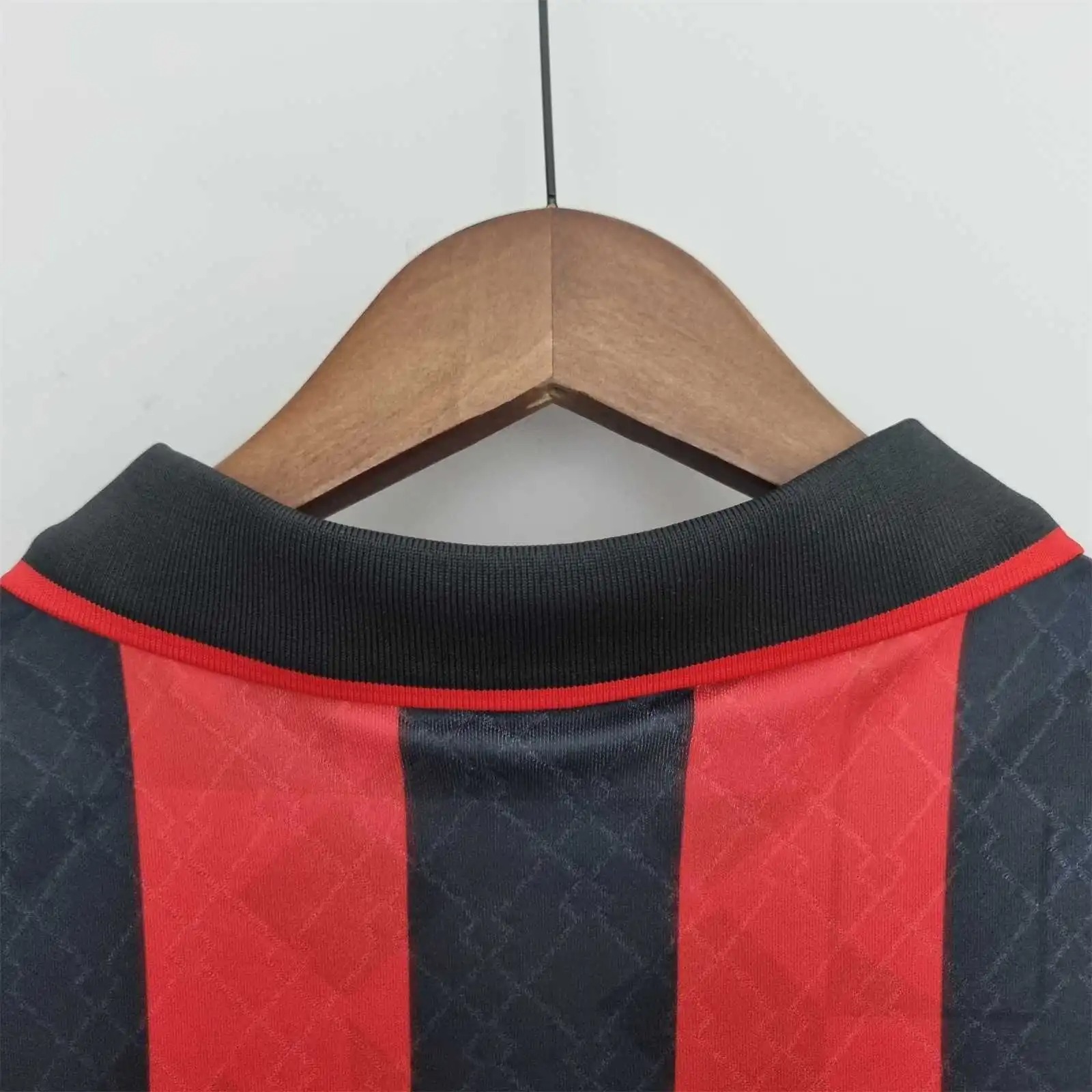 AC Milan Retro Soccer Jersey Home Custom Shirt 1995/96 - Ujersey NHL