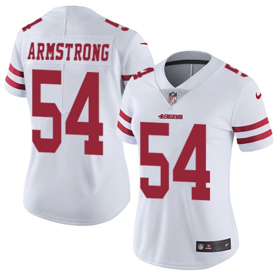 Women's Nike San Francisco 49ers #54 Ray-Ray Armstrong White Vapor Untouchable Limited Player NFL Jersey - Ujersey