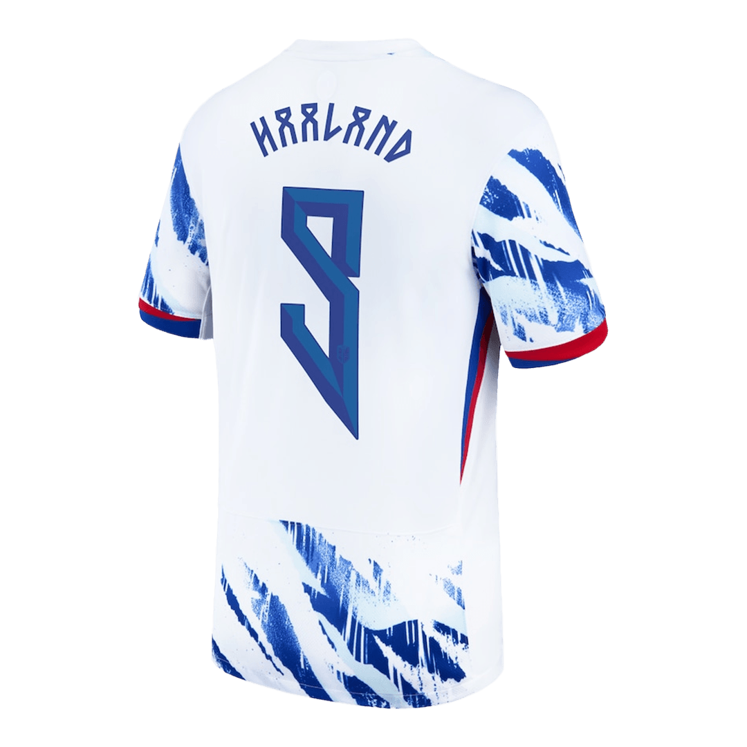 HAALAND #9 Norway Soccer Jersey Away Custom Shirt 2024 - SUjersey01