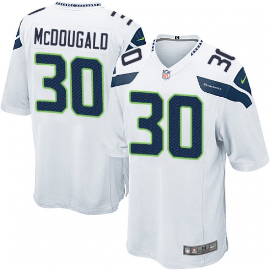 Men's Nike Seattle Seahawks #30 Bradley McDougald Game White NFL Jersey - Ujersey