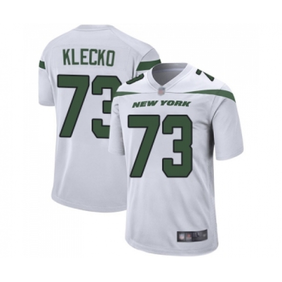 Men's New York Jets #73 Joe Klecko Game White Football Jersey - Ujersey
