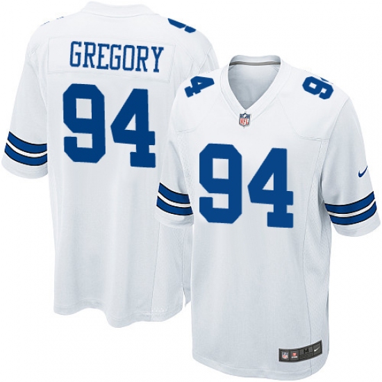 Men's Nike Dallas Cowboys #94 Randy Gregory Game White NFL Jersey - Ujersey
