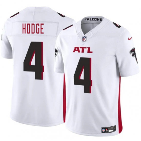 Men's Atlanta Falcons #4 KhaDarel Hodge White 2025 F.U.S.E. Vapor Untouchable Limited Football Stitched Jersey - Ujersey