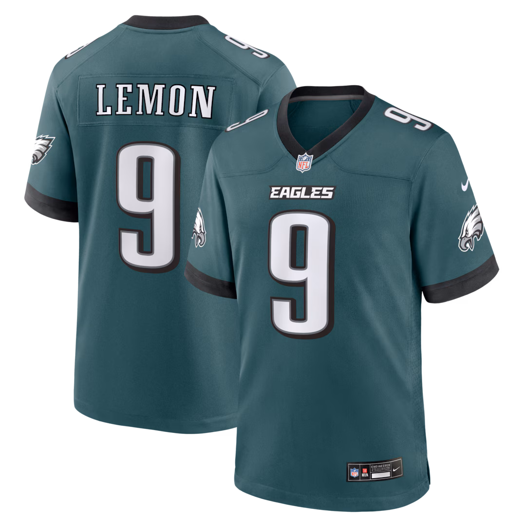 Men's Philadelphia Eagles Makai Lemon Nike Green 2026 NFL Draft First Round Pick No. 20 Team Game Jersey