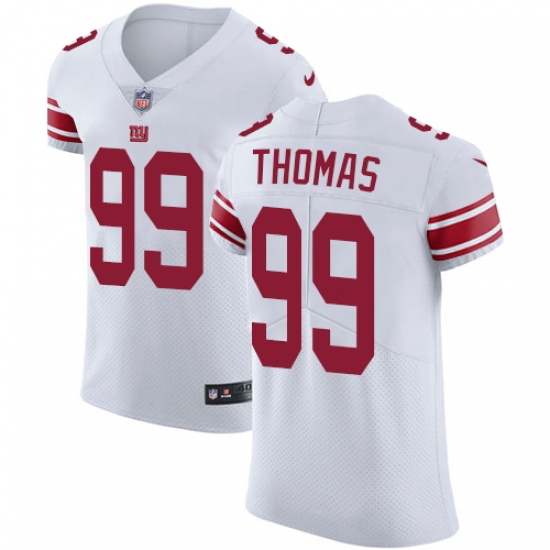 Men's Nike New York Giants #99 Robert Thomas White Vapor Untouchable Elite Player NFL Jersey - Ujersey