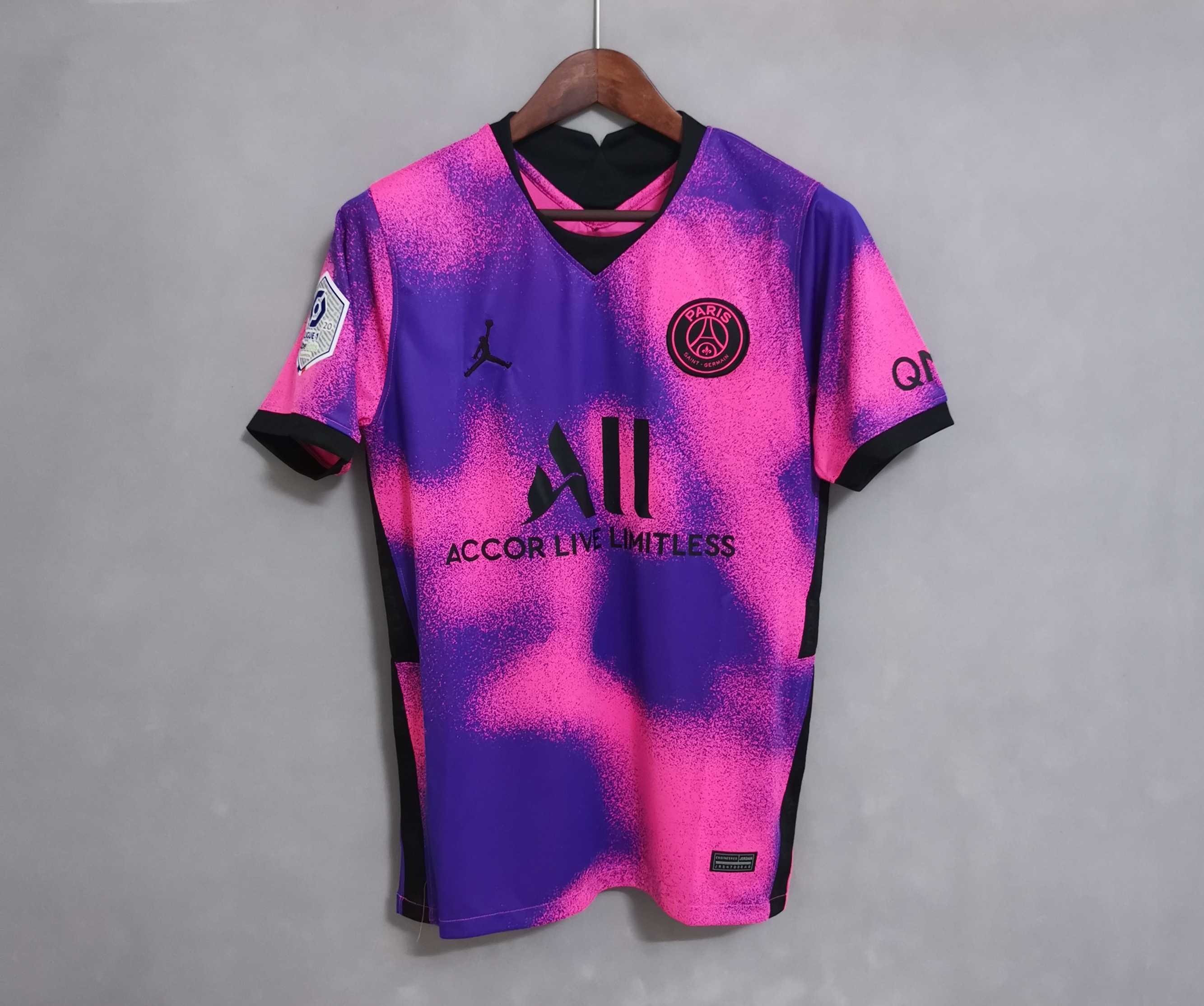 PSG Retro Jersey Fourth Away Soccer Shirt 2020/21 - U-jersey
