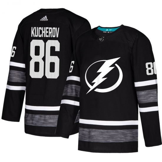Men's Adidas Tampa Bay Lightning #86 Nikita Kucherov Black 2019 All-Star Game Parley Authentic Stitched NHL Jersey - Ujersey