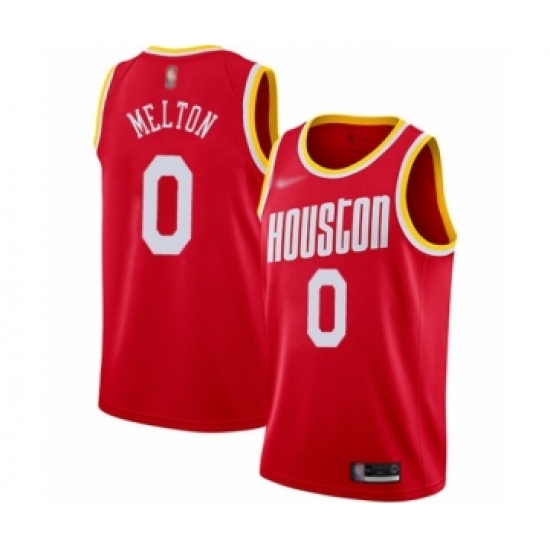 Youth Houston Rockets #0 De'Anthony Melton Swingman Red Hardwood Classics Finished Basketball Jersey - Ujersey