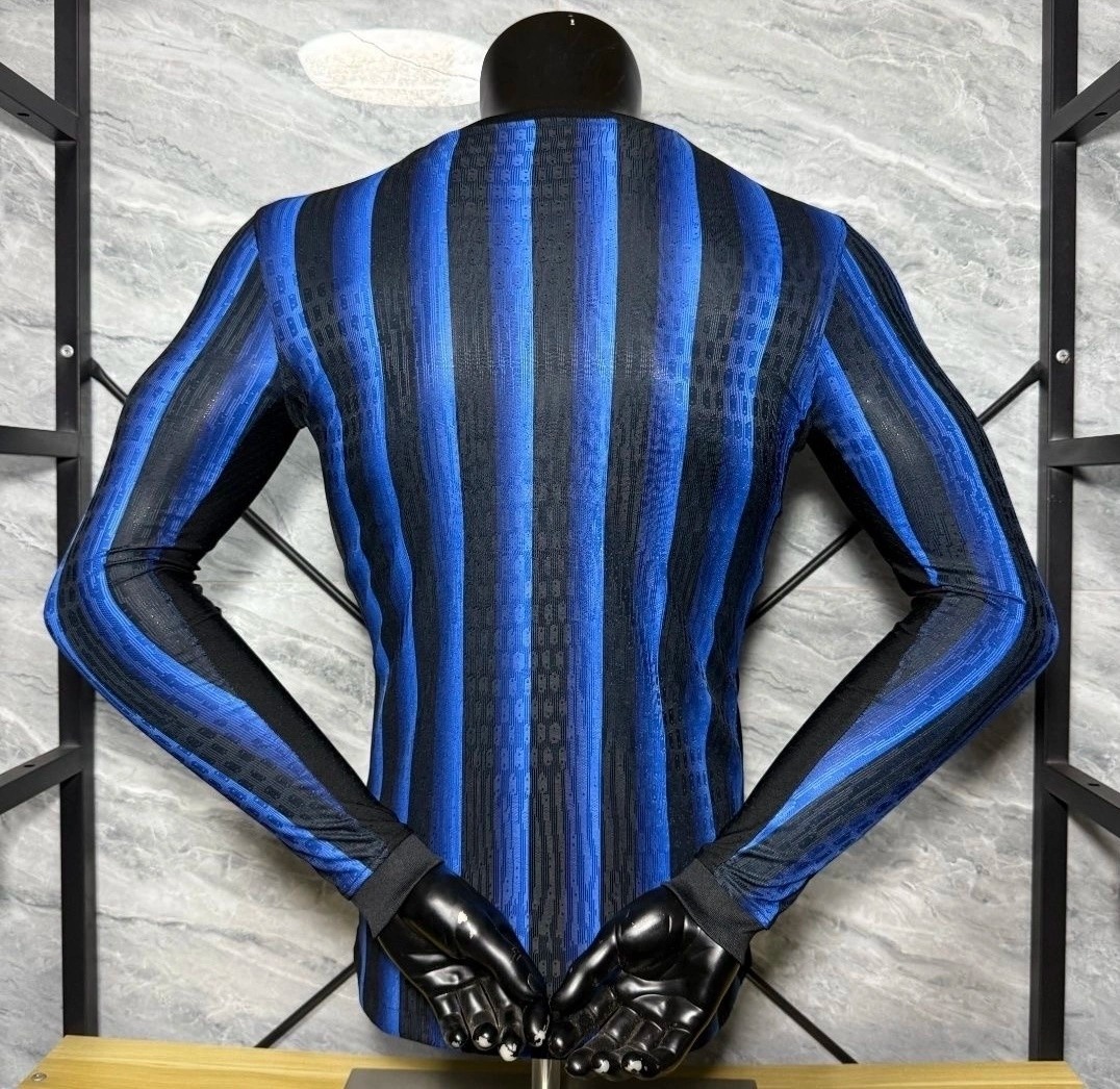 Soccer Jersey Inter Milan Home Long Sleeve Shirt 2025/26