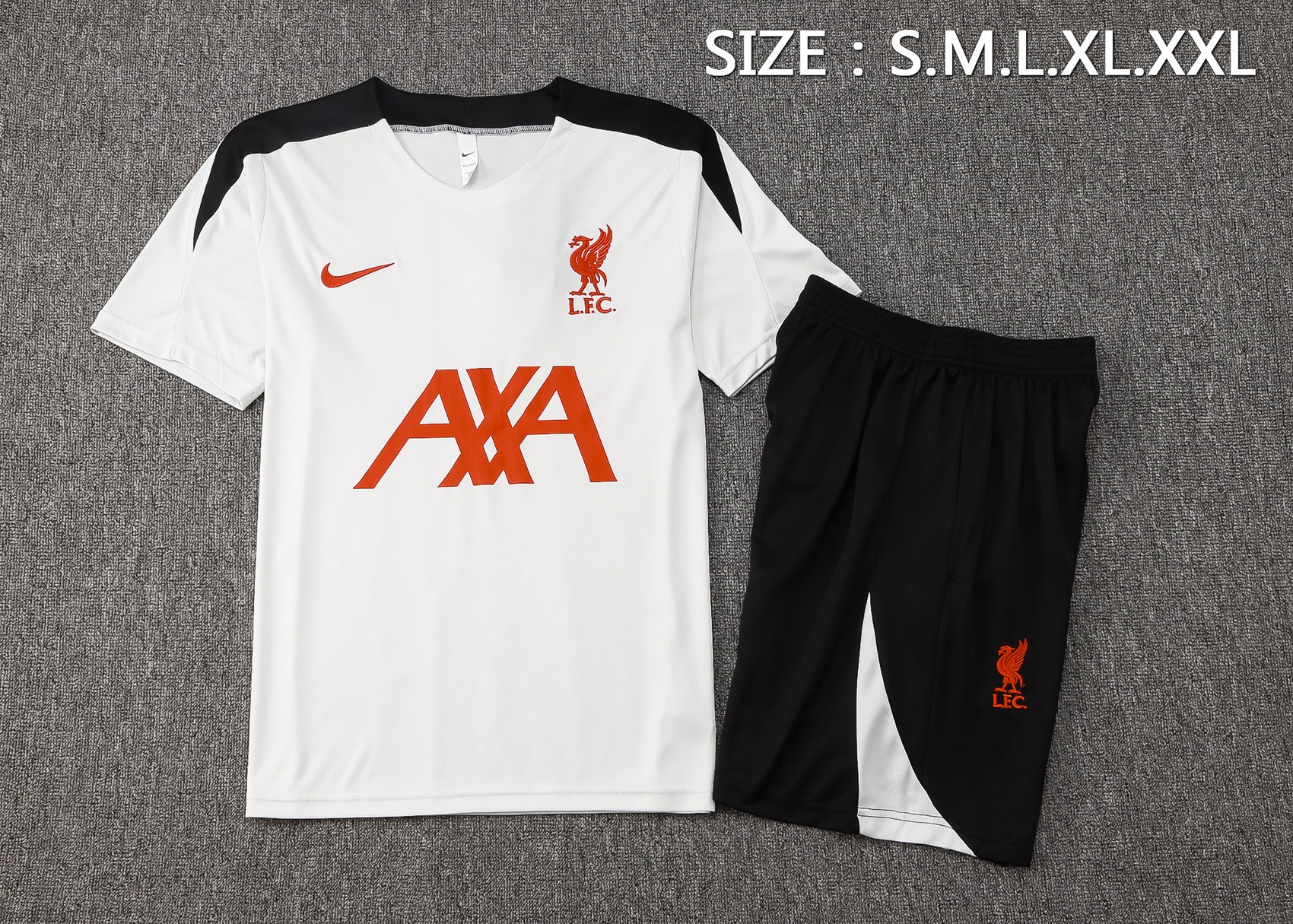 Liverpool Training Jersey Kit White 2025/26 - U-jersey