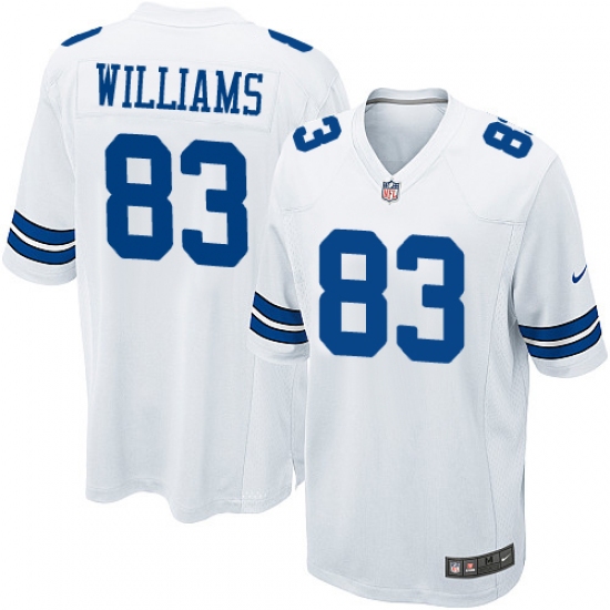 Men's Nike Dallas Cowboys #83 Terrance Williams Game White NFL Jersey - Ujersey