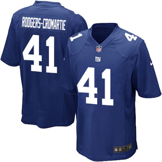 Men's Nike New York Giants #41 Dominique Rodgers-Cromartie Game Royal Blue Team Color NFL Jersey - Ujersey