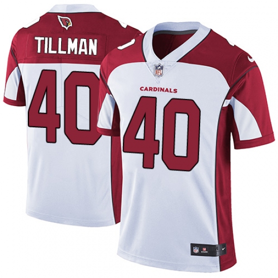 Youth Nike Arizona Cardinals #40 Pat Tillman White Vapor Untouchable Limited Player NFL Jersey - Ujersey