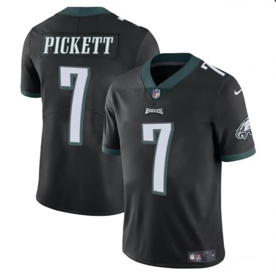 Men's Philadelphia Eagles #7 Kenny Pickett Black Vapor Untouchable Limited Football Stitched Jersey - Ujersey