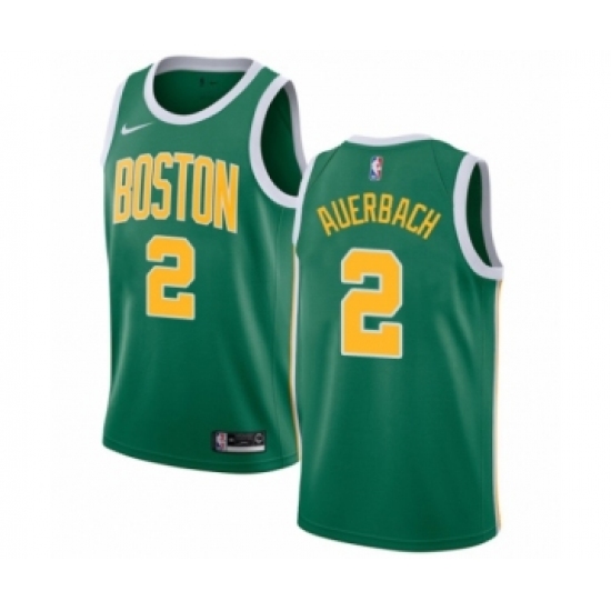 Men's Nike Boston Celtics #2 Red Auerbach Green Swingman Jersey - Earned Edition - Ujersey