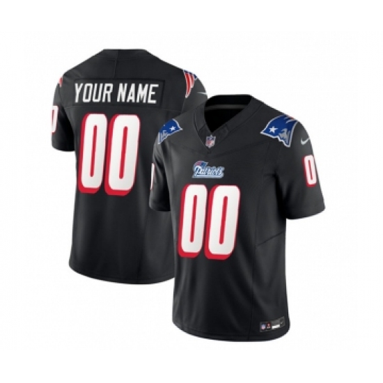 Men's Nike New England Patriots Active Player Custom Black 2023 F.U.S.E. Throwback Limited Football Stitched Jersey - Ujersey