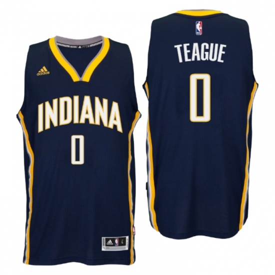 Indiana Pacers #0 Jeff Teague New Swingman Road Navy Jersey - Ujersey