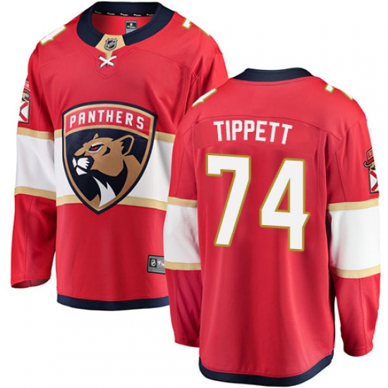 Youth Florida Panthers #74 Owen Tippett Fanatics Branded Red Home Breakaway NHL Jersey - Ujersey
