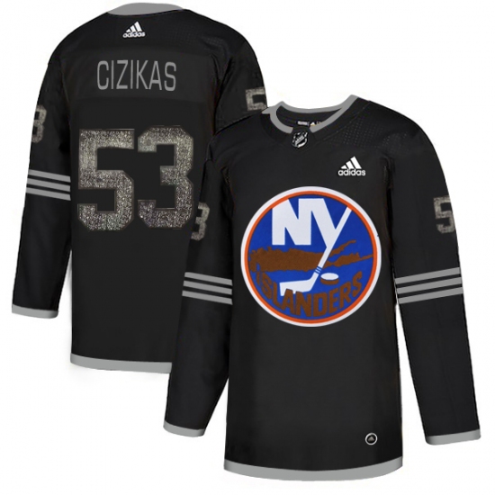 Men's Adidas New York Islanders #53 Casey Cizikas Black Authentic Classic Stitched NHL Jersey - Ujersey