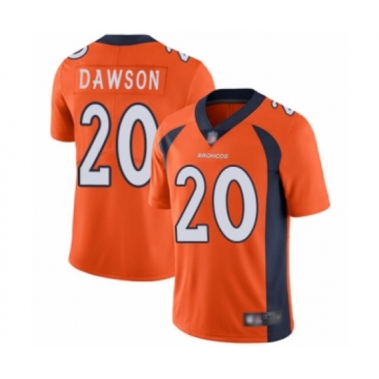 Youth Denver Broncos #20 Duke Dawson Orange Team Color Vapor Untouchable Limited Player Football Jersey - Ujersey