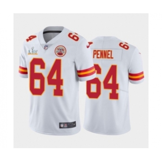 Youth Kansas City Chiefs #64  Mike Pennel White 2021 Super Bowl LV Jersey - Ujersey