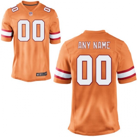 Nike Tampa Bay Buccaneers Historic Logo Customized Elite Throwback Jersey - Orange Glaze - Ujersey