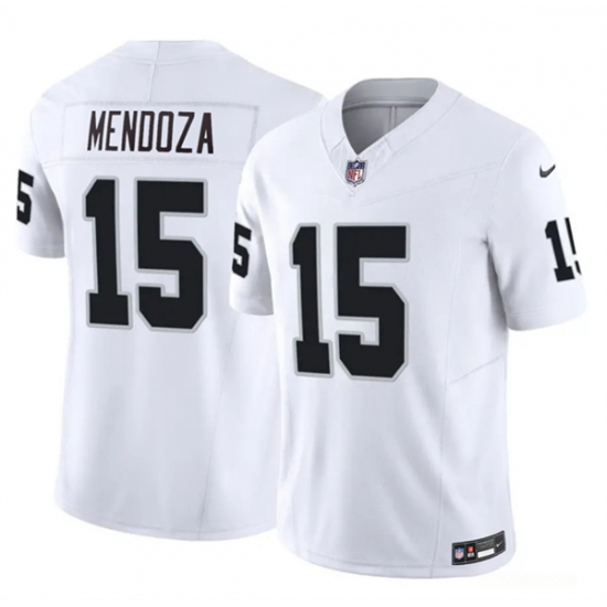 Men's Las Vegas Raiders #15 Fernando Mendoza White 2026 Draft F.U.S.E. Vapor Untouchable Limited Football Stitched Jersey - Ujersey