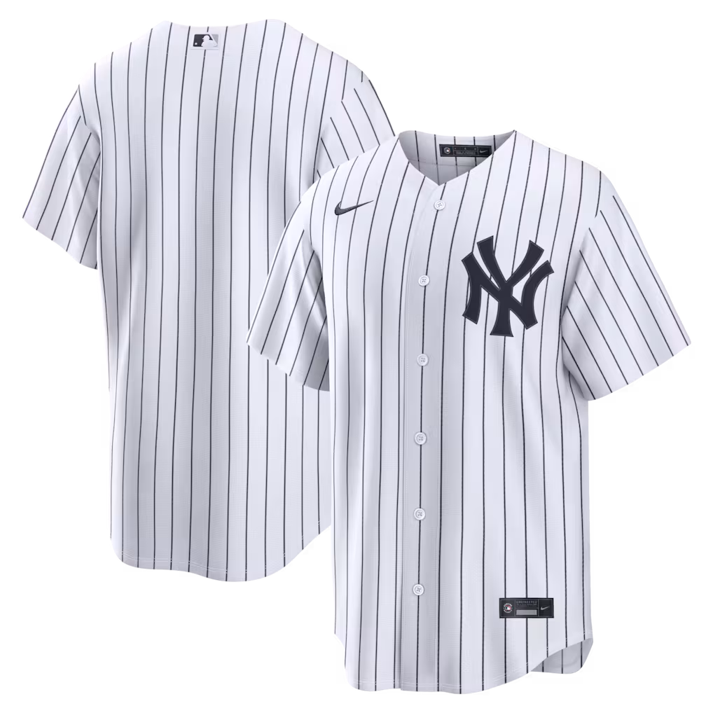Men's New York Yankees Nike White Home Replica Jersey - Ujersey