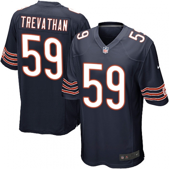 Men's Nike Chicago Bears #59 Danny Trevathan Game Navy Blue Team Color NFL Jersey - Ujersey