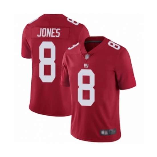 Youth New York Giants #8 Daniel Jones Red Alternate Vapor Untouchable Limited Player Football Jersey - Ujersey