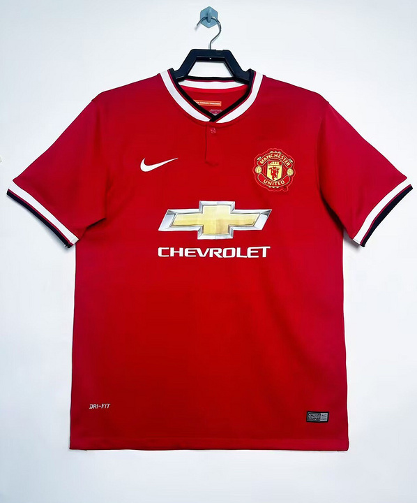 Manchester United Retro Home Football Jersey Shirt 2014/15 - Ujersey NHL