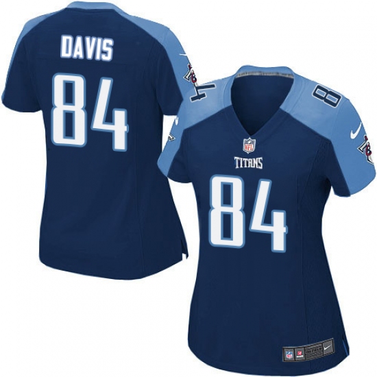 Women's Nike Tennessee Titans #84 Corey Davis Game Navy Blue Alternate NFL Jersey - Ujersey