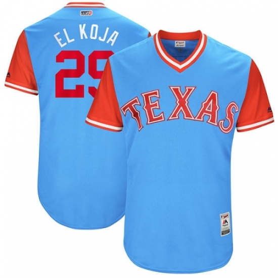 Men's Majestic Texas Rangers #29 Adrian Beltre 