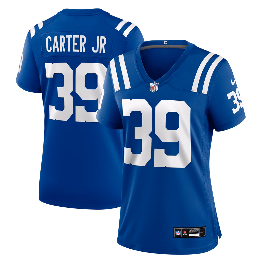 Women's Indianapolis Colts Rob Carter Jr. Nike Royal Team Game Jersey - U-jersey