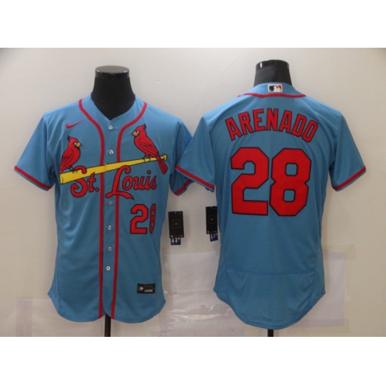Men's St. Louis Cardinals #28 Nolan Arenado Nike Blue Jersey - Ujersey
