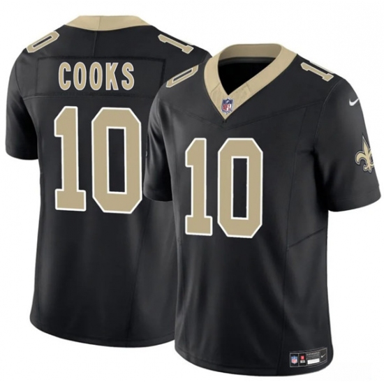 Men's New Orleans Saints #10 Brandin Cooks Black F.U.S.E Vapor Limited Football Stitched Jersey - Ujersey